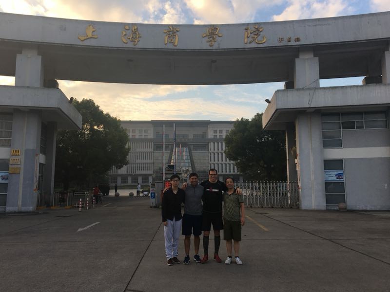 Piovano (first from left) at our university