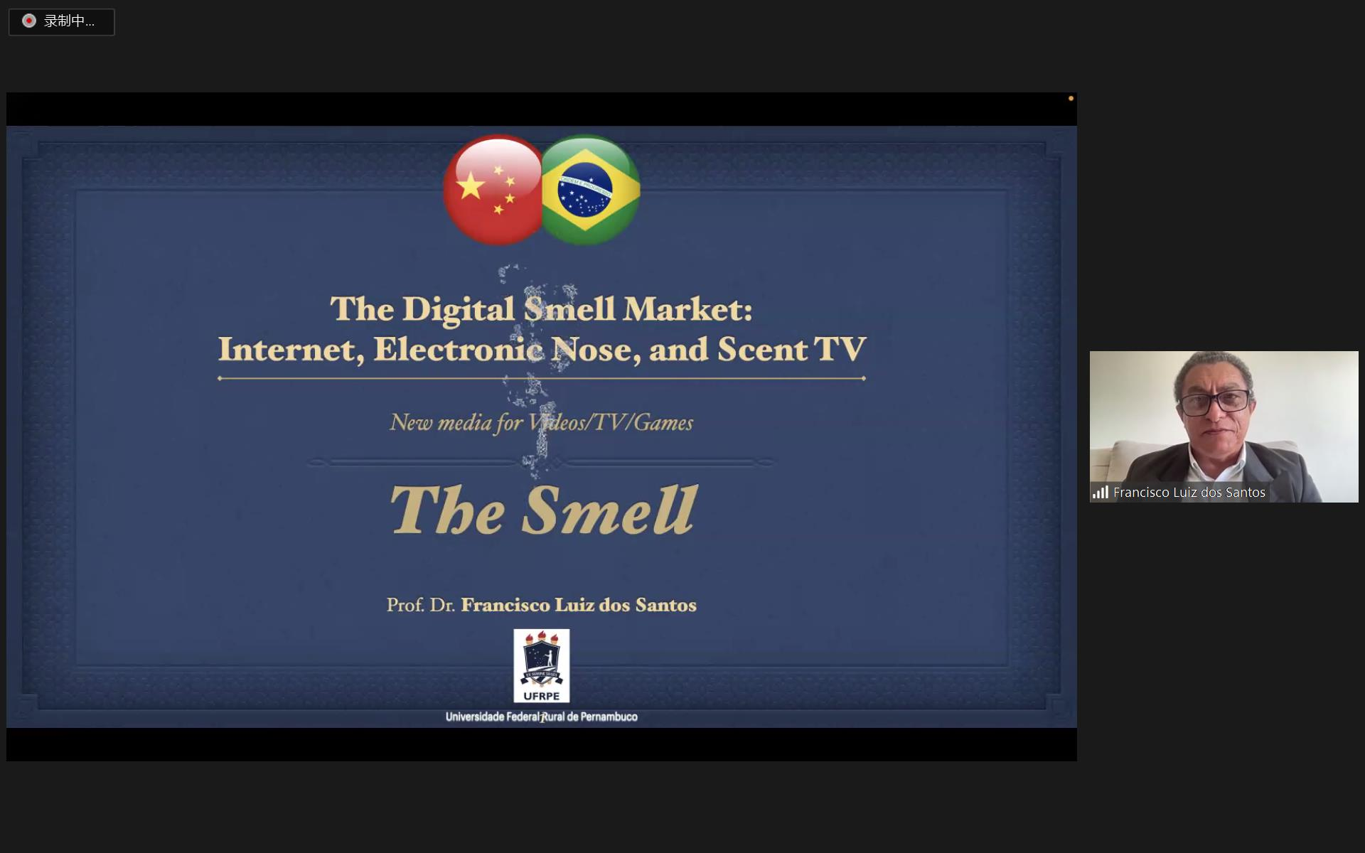 Prof. Francisco introduces digital smell technology