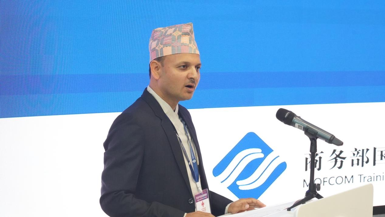 Image: Participant representative speaking