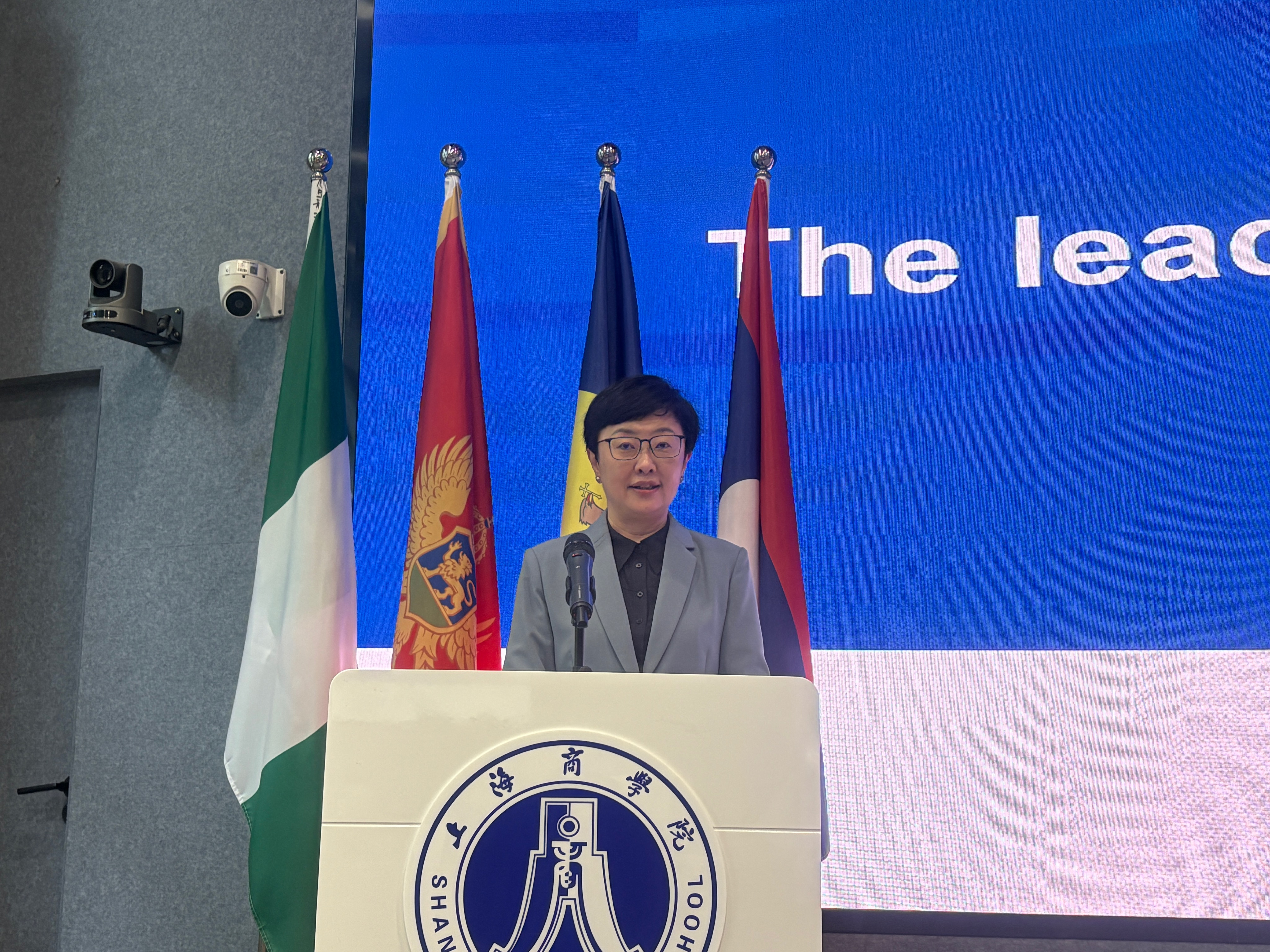 Image: Zhou Jihong speaking