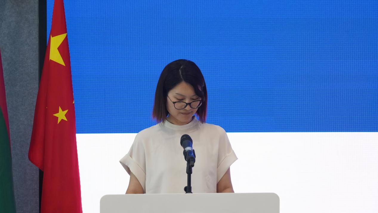 Photo: Tao Li speaking