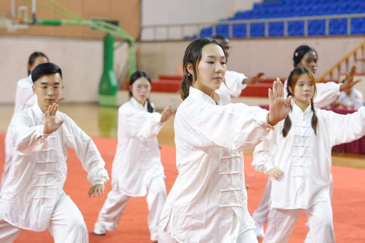 Photo: SBS international student Tai Chi Chuan team competing