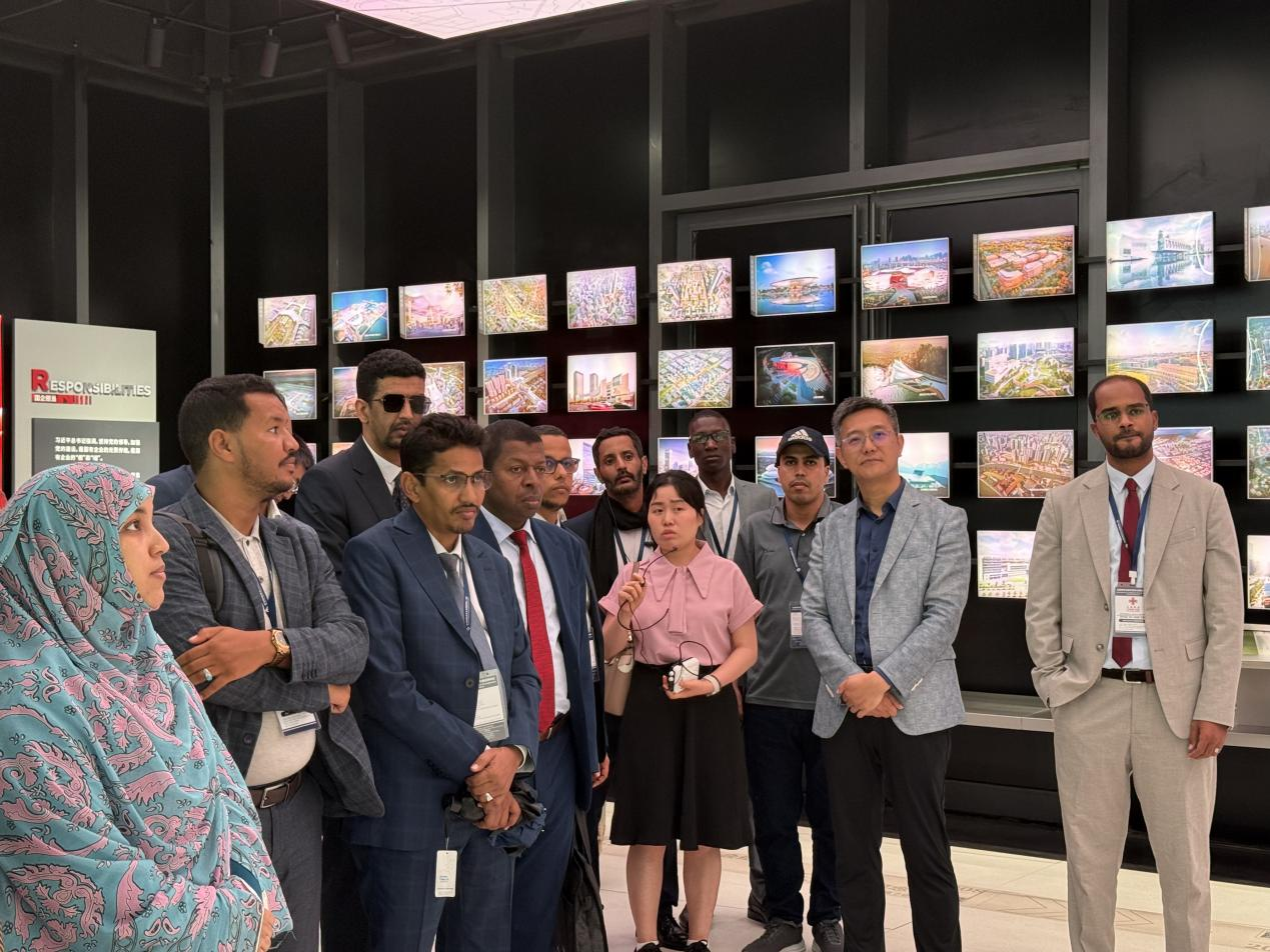 Photo: Participants touring the exhibition hall